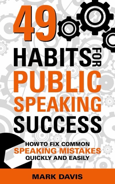 Book cover: 49 Habits for Public Speaking Success